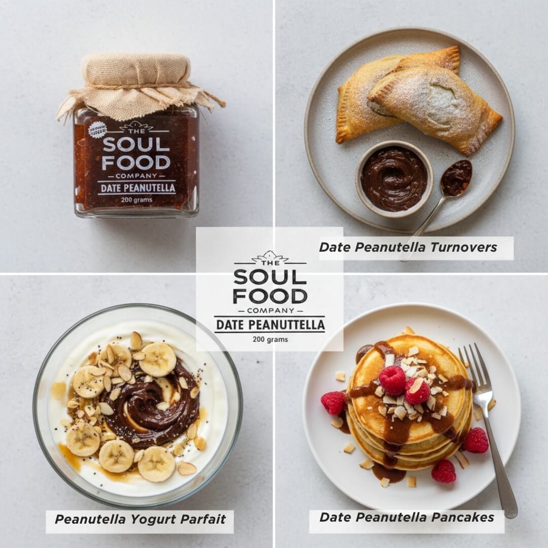 3 recipes of date peanut butter