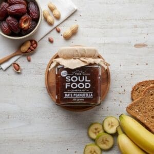 date peanutella flatlay image