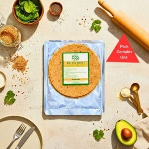 keto roti tortillas flat lay image