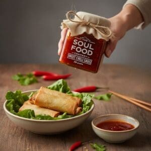 Sweet Chilli Sauce in hand