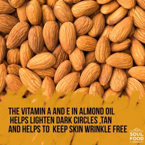 almond oil benefit for dark circles and wrinkle free skin