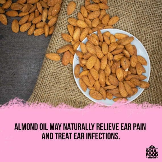 Almond oil may relieve ear pain and treat ear infections