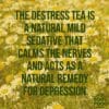 Destress tea benefit - calming