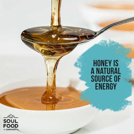 Honey is a natural source of energy