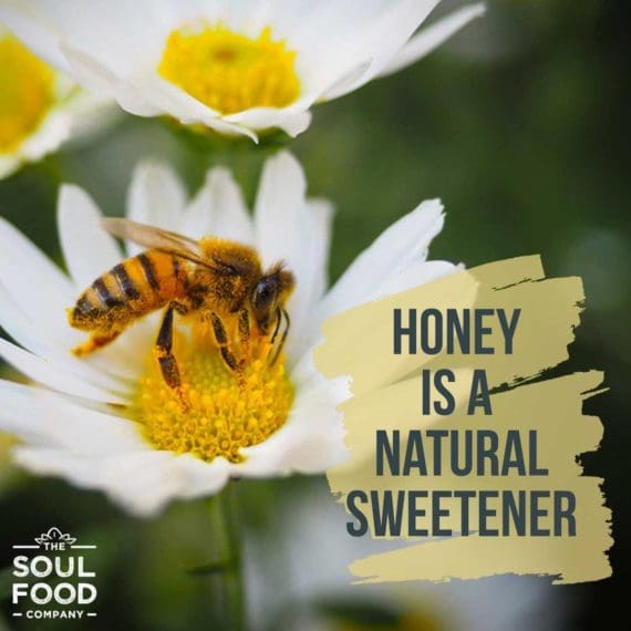 Honey is a natural sweetener