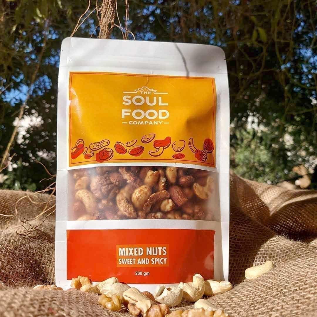 Mixed Nuts Sweet & Spicy Flavor