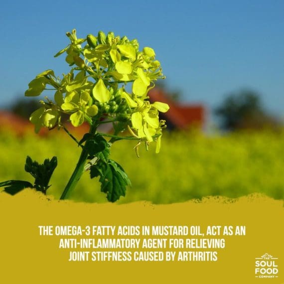 mustard oil benefits for joint stiffness and arthiritus